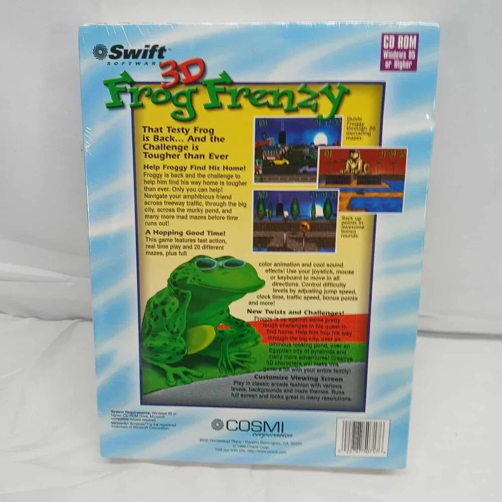 Vintage Swift 3d Frog Frenzy PC Gamee